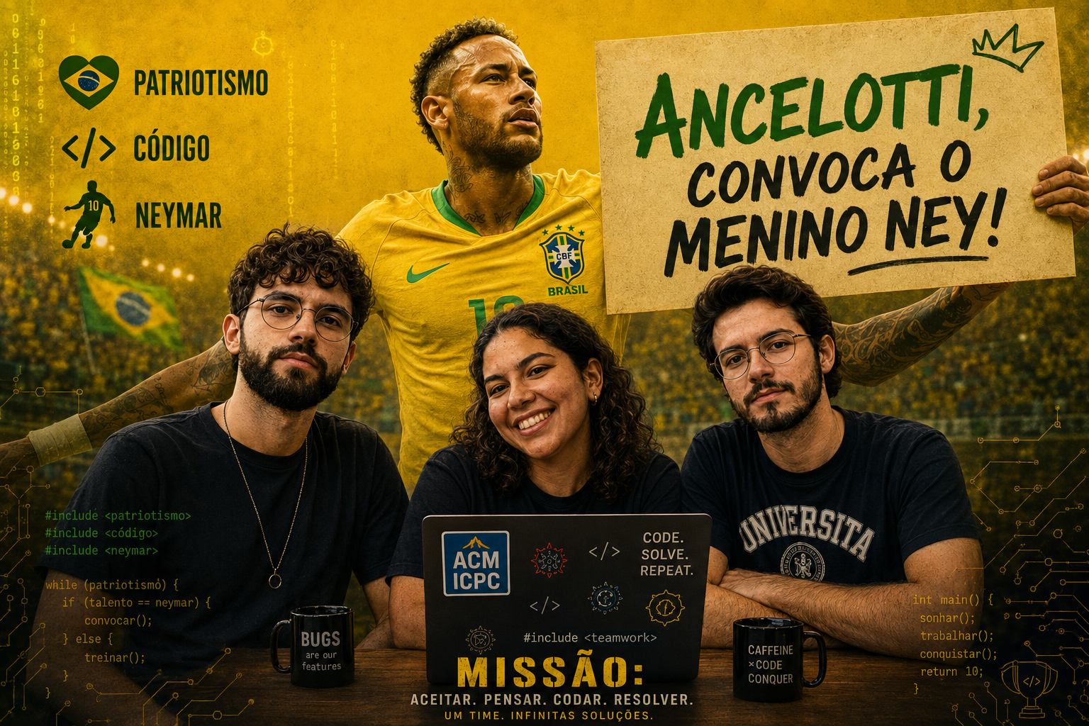 Picture of team O de baixo perdeu pra Carol